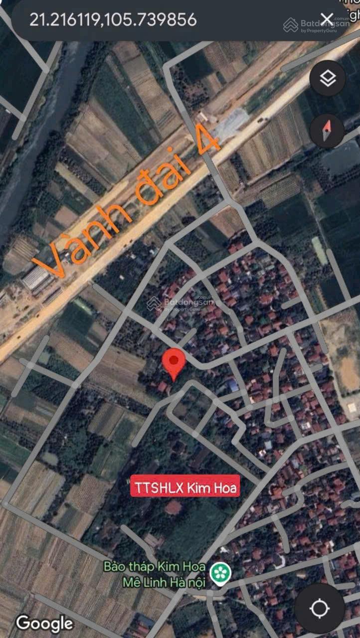 Bán đất Bảo Tháp, Kim Hoa, diện tích 100m2, mặt tiền 5m. Hướng Đông Nam