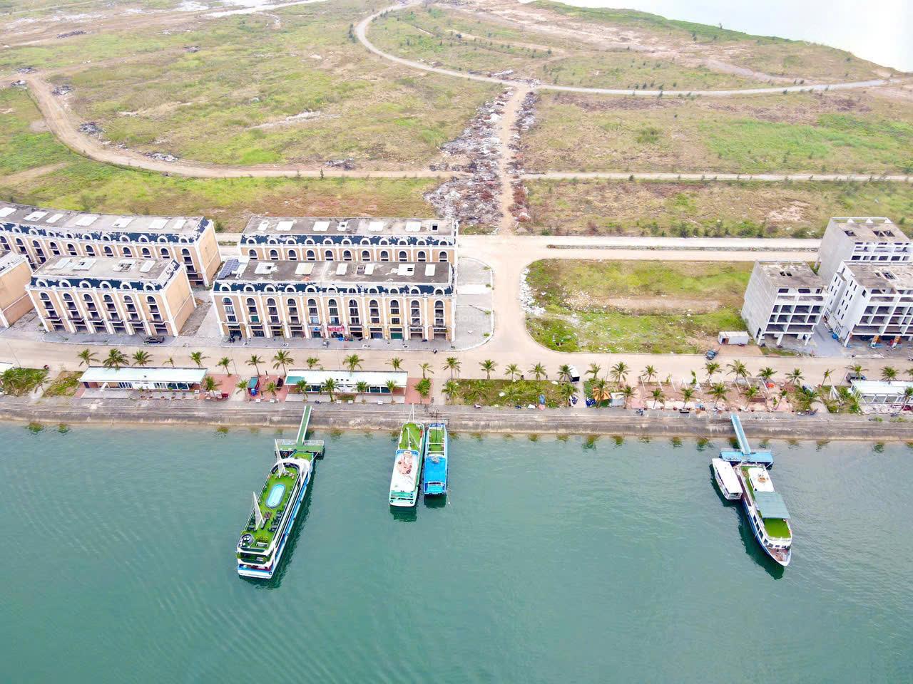 Cơ hội sở hữu ô đất biệt thự tại Đảo Ngọc Tuần Châu Hạ Long. Nhìn sang sân golf và ngắm du thuyền