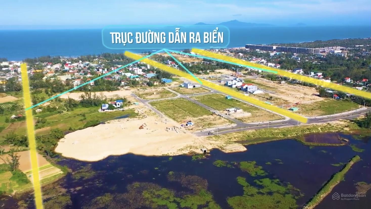 Bán gấp lô 123m2 - MT đường nhựa 20m5 Thông Biển Thông Sông - Giá đầu tư chỉ 2,2x tỷ