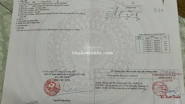 Chính chủ kẹt cần bán gấp lô đất 2 mặt tiền, đường nhựa, sổ hồng riêng, 102m2 giá chỉ 1 tỷ 5