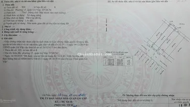 Bán đất khu phân lô Lê Đức Thọ P15, DT 4x19m. Hẻm xe tải. Giá 5,8 tỷ. LH 0902 958 ***