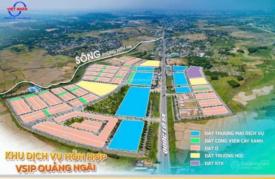 Đất khu dịch vụ hỗn hợp VSIP hot nhất Quảng Ngãi, 01 lô giảm giá bán nhanh,rẻ nhất từ 995tr,cực đẹp Đất khu dịch vụ hỗn hợp VSIP hot nhất Quảng Ngãi, 01 lô giảm giá bán nhanh,rẻ nhất từ 995tr,cực đẹp