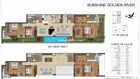 Bán Penhouse Sunshine Golden River, 55 tỷ, 548m2, giá tốt tại Phú Thượng, Tây Hồ, Hà Nội