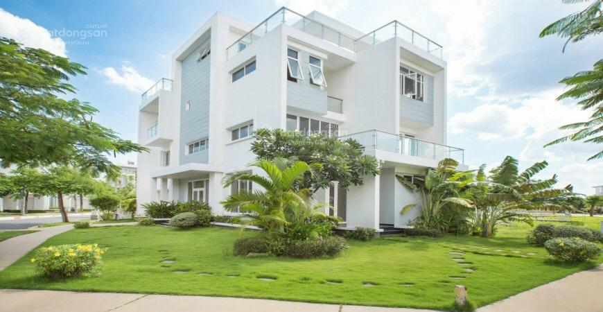 Biệt thự song lập Villa Park. DT đất 195m2. DT sàn 338m2. Nhà thô. Giá tốt nhất dự án. Chỉ 19 tỷ