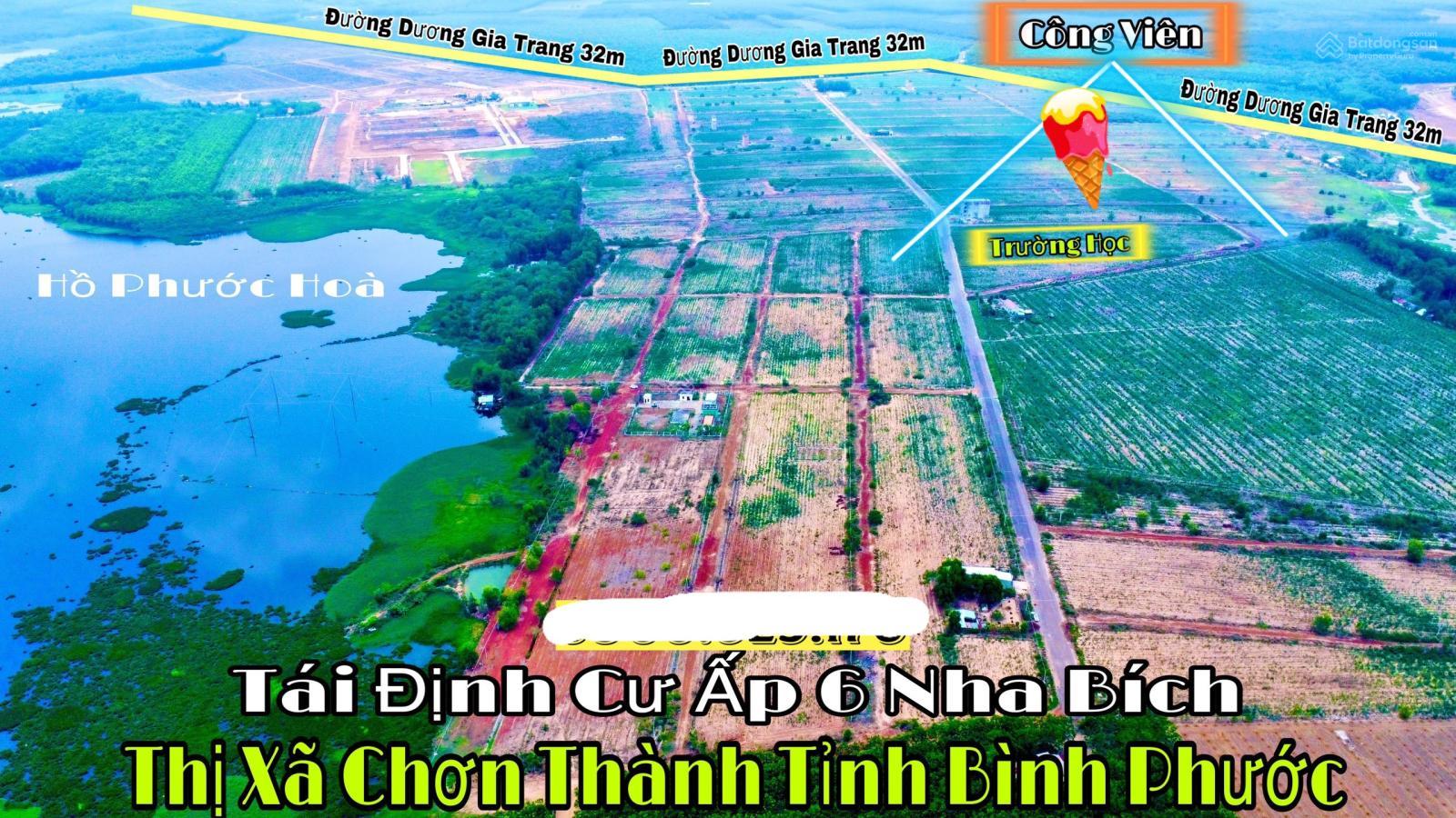 Mua bán đất rẻ 480tr tái định cư ấp 6 - xã Nha Bích - thị xã Chơn Thành - tỉnh Bình Phước