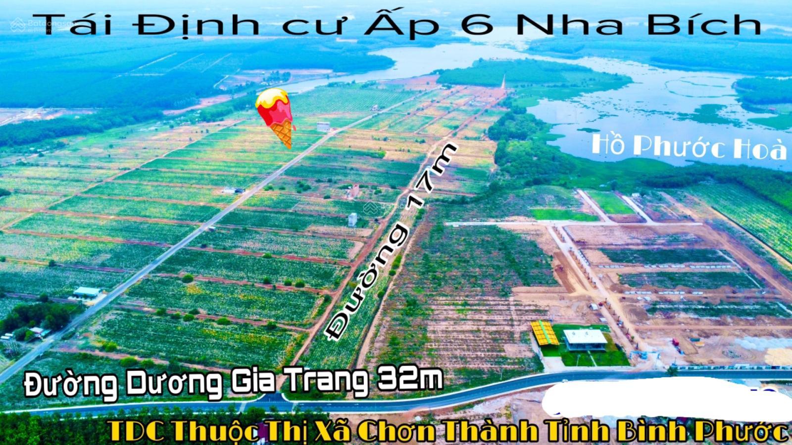 Mua bán đất rẻ 480tr tái định cư ấp 6 - xã Nha Bích - thị xã Chơn Thành - tỉnh Bình Phước