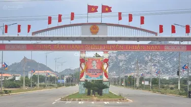 BÁN ĐẤT MẶT TIỀN ĐƯỜNG ĐÔI TRUNG TÂM HÀNH CHÍNH HUYỆN THUẬN NAM