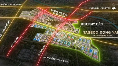 Chủ đầu tư bán đất công nghiệp từ 1ha tại KCN Đồng Văn 3 Hà Nam - Giá tốt nhất thị trường