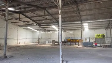 Cho thuê xưởng Tân Tạo, Bình Tân. DT 1.000m2, xưởng 500m2. Khu vực xa dân gần kênh