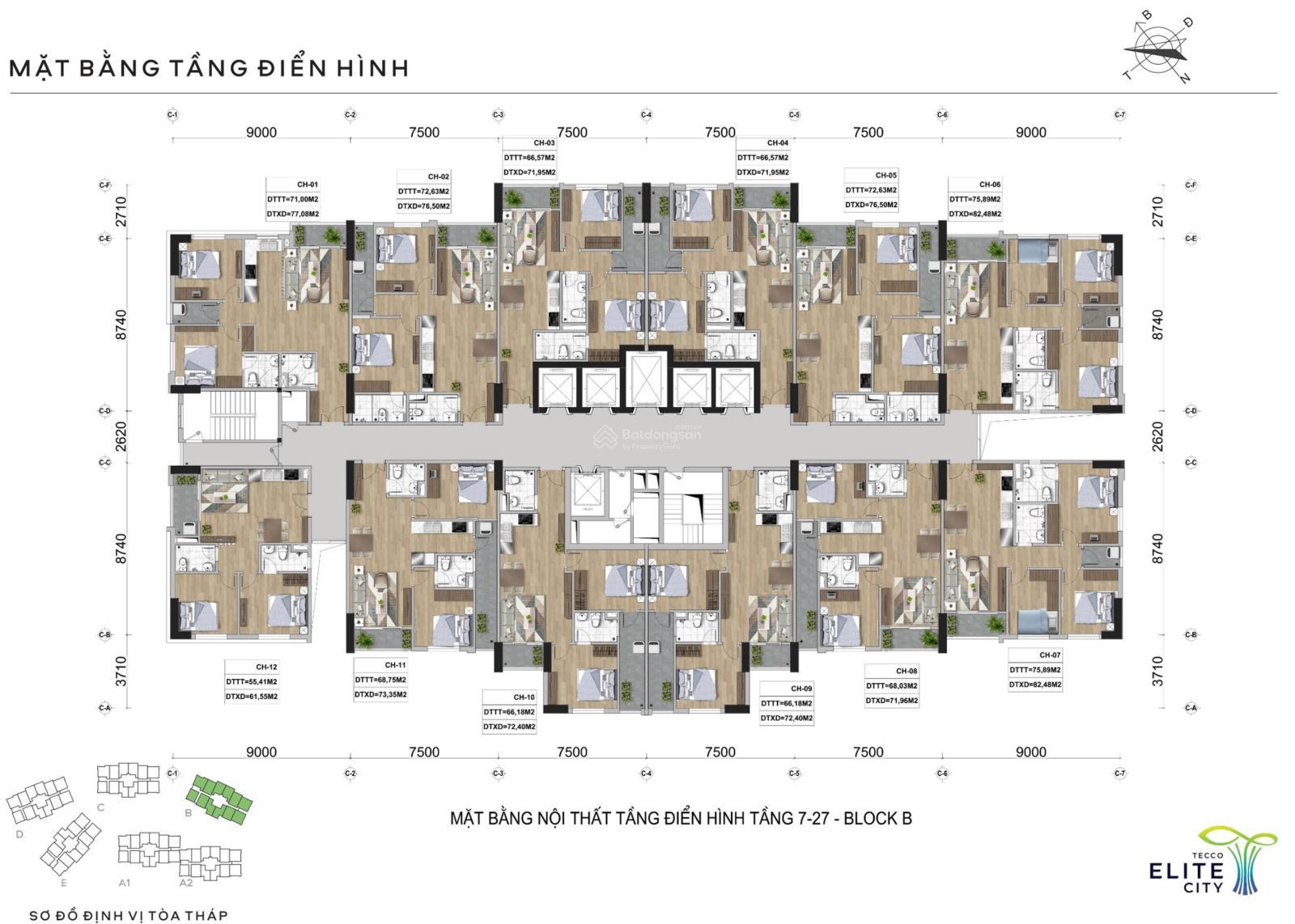 Quỹ căn 2N và 3N giá tốt nhất từ CĐT Tecco Elite City Thái Nguyên