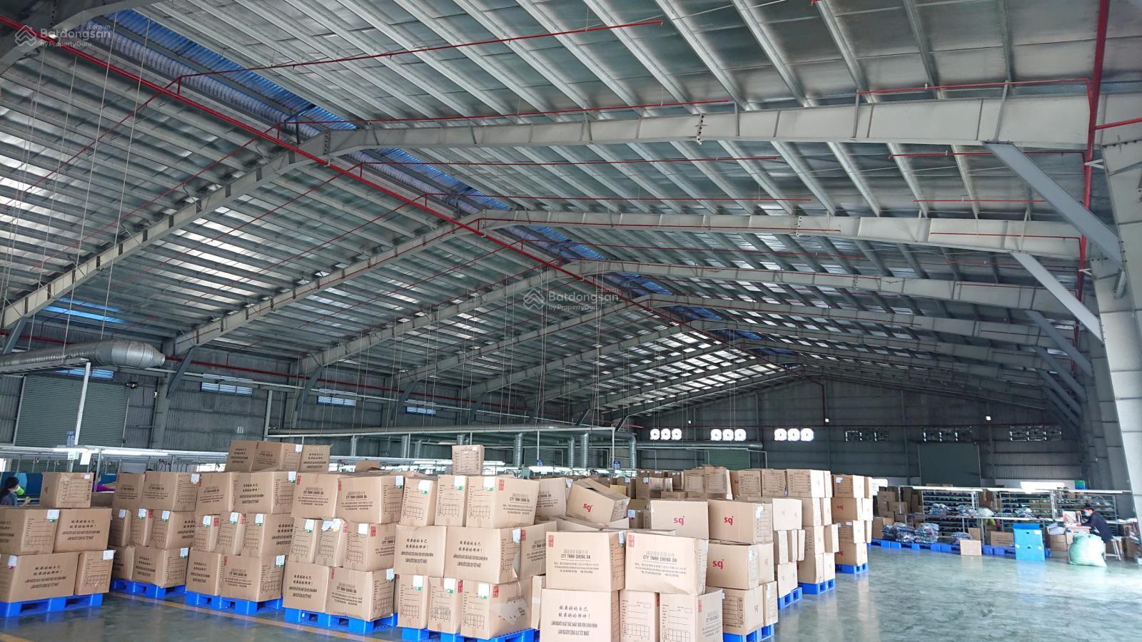 Cho thuê kho 2100m2 và 4000m2 KCN Hải Sơn. Kho cao 13m, PCCC tự động. Giá 175 triệu/th