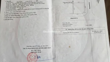 Chính chủ gửi bán lô Gốc khu 1B Điện Ngọc Đà nẵng giá chỉ 10.6 tỷ 420,5 m2 sát FPT LH 0905 959 ***