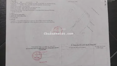 Mặt tiền Quốc Lộ 13, ngay ngã tư Hòa Lân, đối diện chung cư lớn. 0933 292 ***