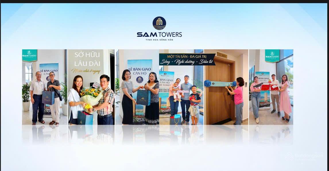 Cắt lỗ 900 triệu, cho thuê được ngay 38 triệu/th - căn hộ SAM Towers mặt sông Hàn 92m2