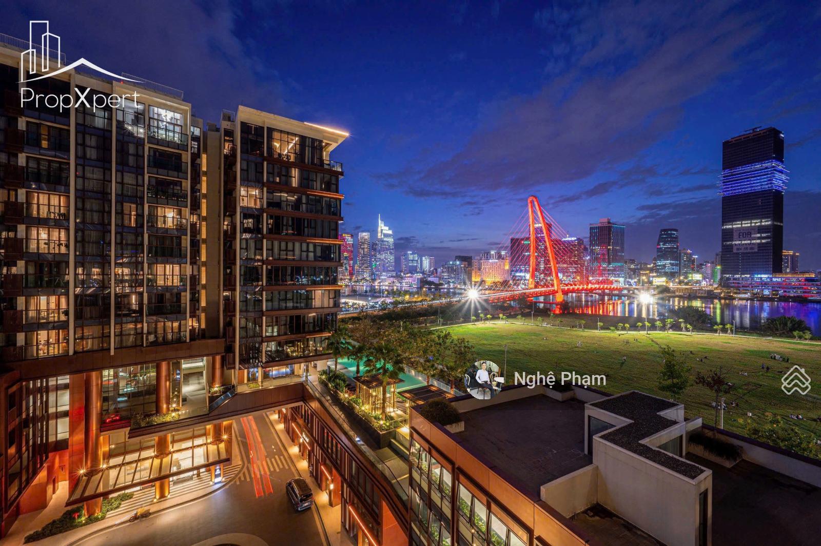 Cho thuê căn hộ 3PN Galleria, Metropole Thủ Thiêm full nội thất mới đẹp view cầu Ba Son. 0932 106 ***