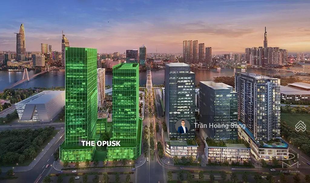 Bán căn 2 phòng ngủ tầng cao - The Opusk Residence DT 88m2 view sông Bitexco Quận 1. Giá 29.5 tỷ