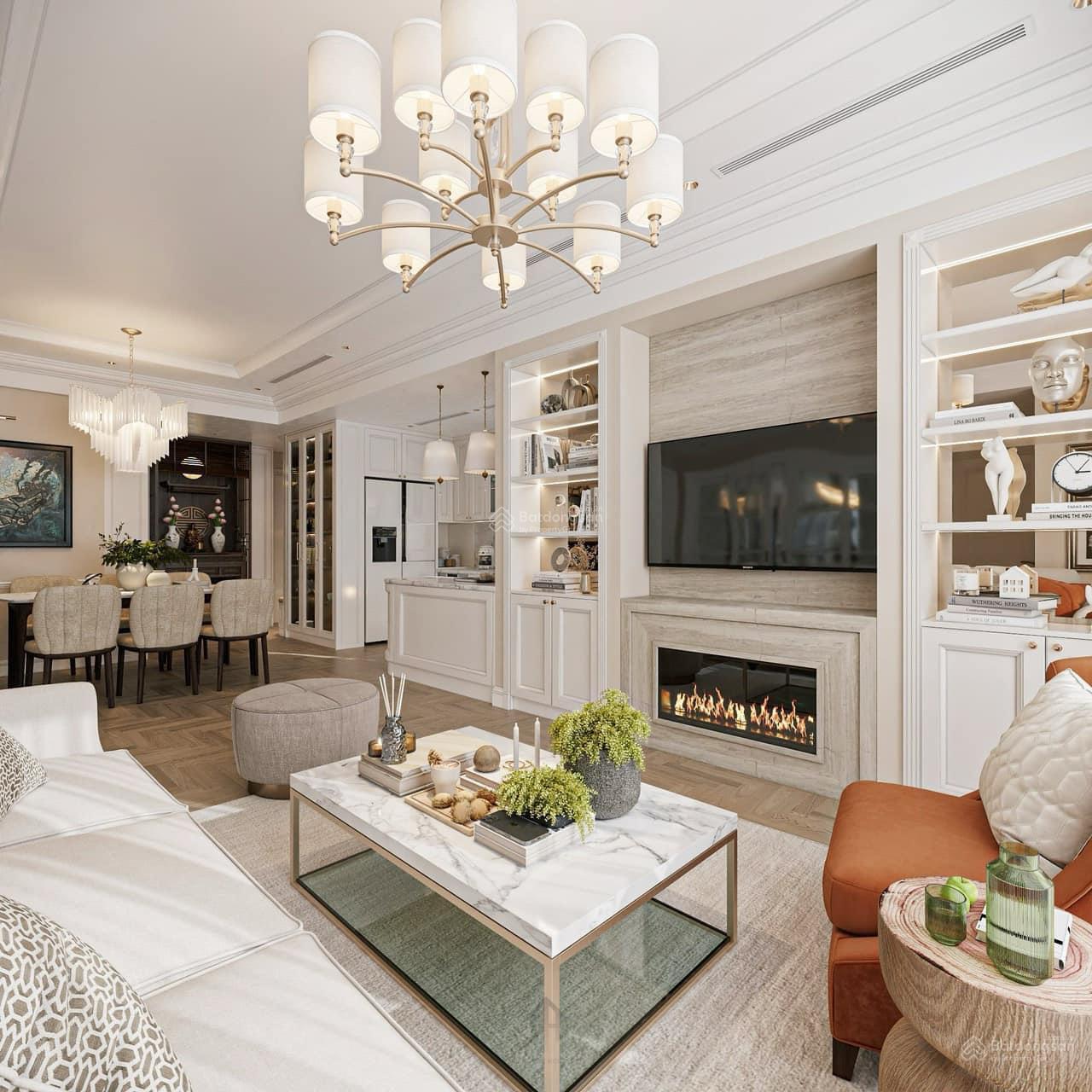 Gia đình bán căn hộ 123m2 (4N 3W) tại GoldSilk Complex. Giá: 7.3 tỷ. Sẵn sổ, full nội thất