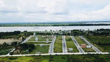 Cần bán lô đất 64m2, sạch đẹp giá ngộp tại DA Blue Diamond. Đường nhựa 10m, view sông mát mẻ