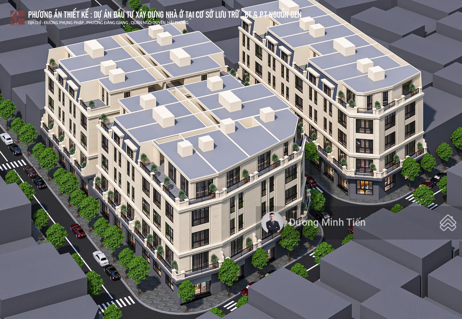 Khu nhà ở thương mại cao cấp phố Phụng Pháp tuyến 2 Văn Cao - 70m2 ngang 5m - 5 tầng - Bàn giao thô