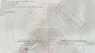 Bán đất mặt ngõ Đông Khê, Ngô Quyền 76,5m2, giá 3 tỷ 750. LH 0704 197 ***