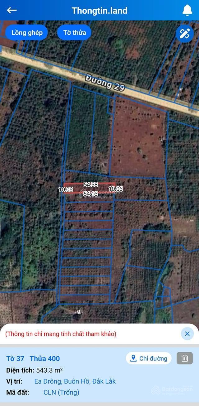 Bán đất xã Eadrong - Buôn Hồ giá chỉ 190 triệu cách Quốc Lộ 29 chỉ 50m