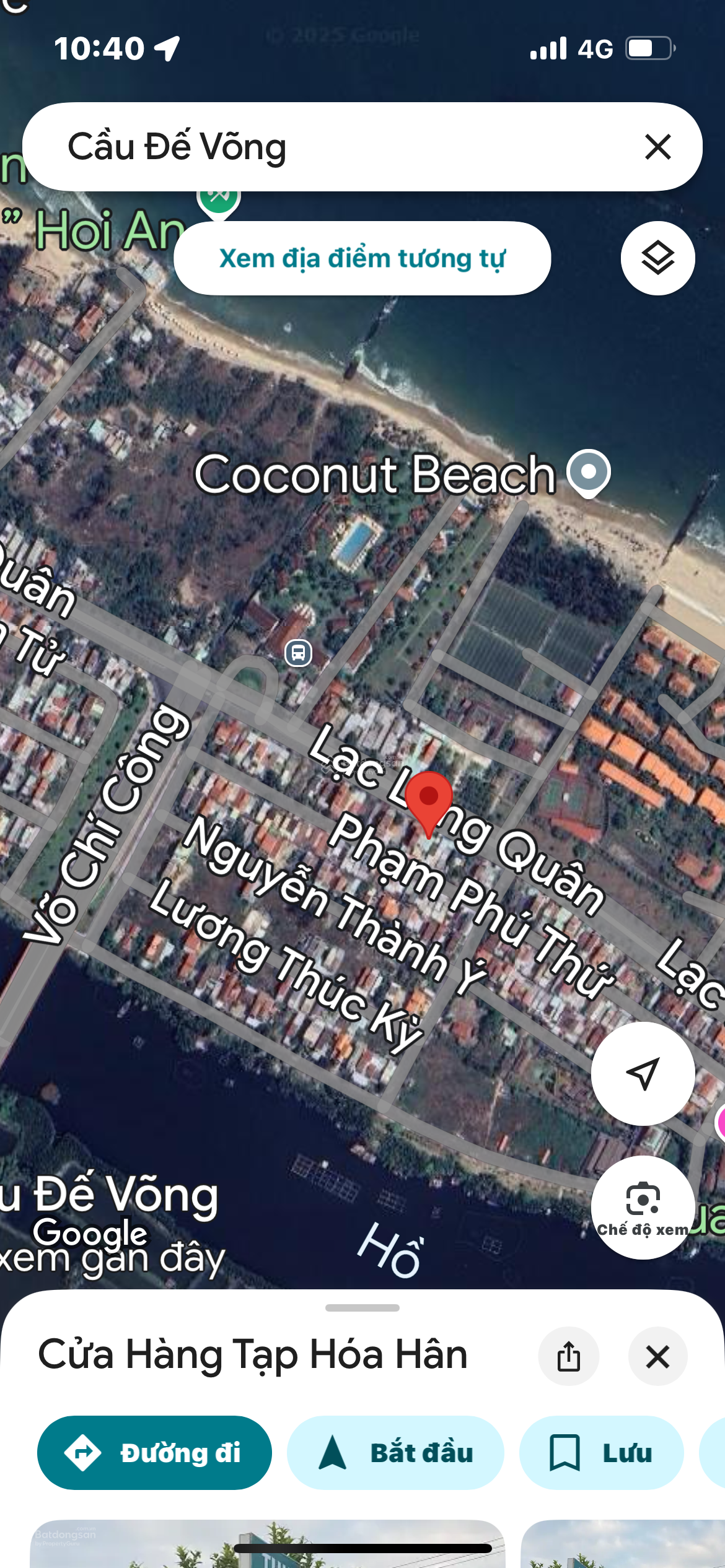 Hàng hiếm - Lô đất biển 2MT Lạc Long Quân - View biển - Làng chài, An Bàng, Hội An - Chỉ 6,7 tỷ