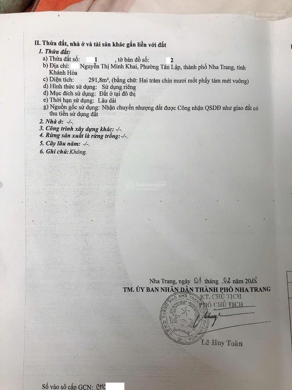 Bán đất mặt tiền Nguyễn Thị Minh Khai có GPXD 21 tầng 292m2 giá hơn 90 tỷ