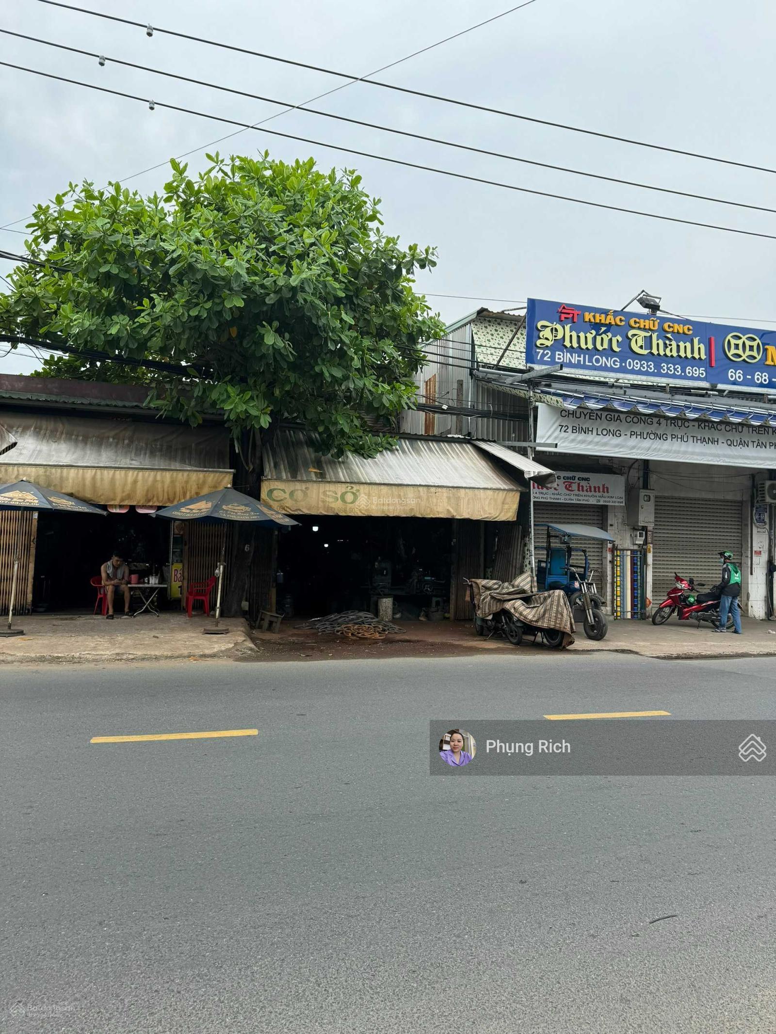Bán 709m2 mặt tiền kinh doanh đường Bình Long, 16mx52m, giá 105 tỷ, P. Phú Thạnh, Quận Tân Phú
