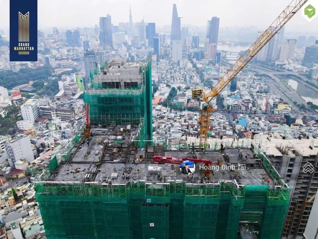 Bán căn hộ 3PN, 2WC tại The Grand Manhattan, 14,3 tỷ, 104m2, Cô Giang, Q1, HCM, giá tốt