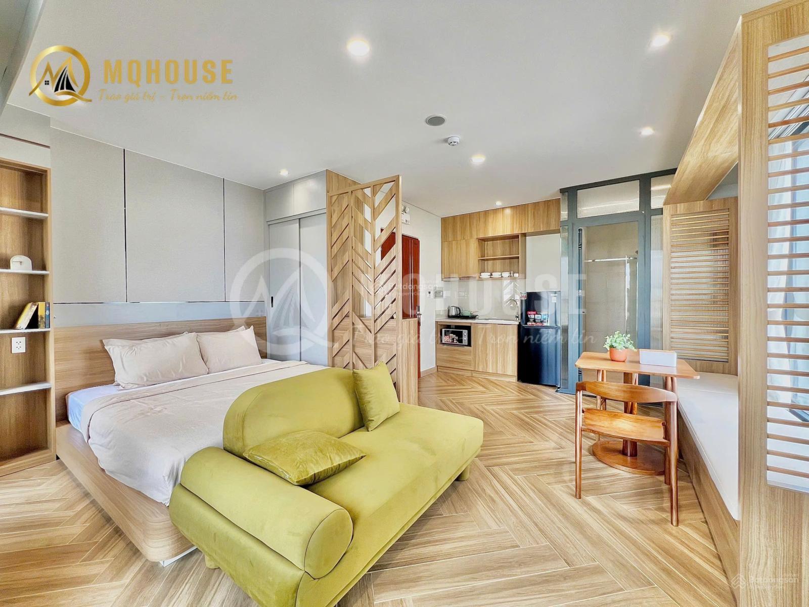 Căn hộ 1pn balcony gần ẩm thực Phan Xích Long, Co. Op Mart Rạch Miễu, chung cư PNTechcons Phú Nhuận