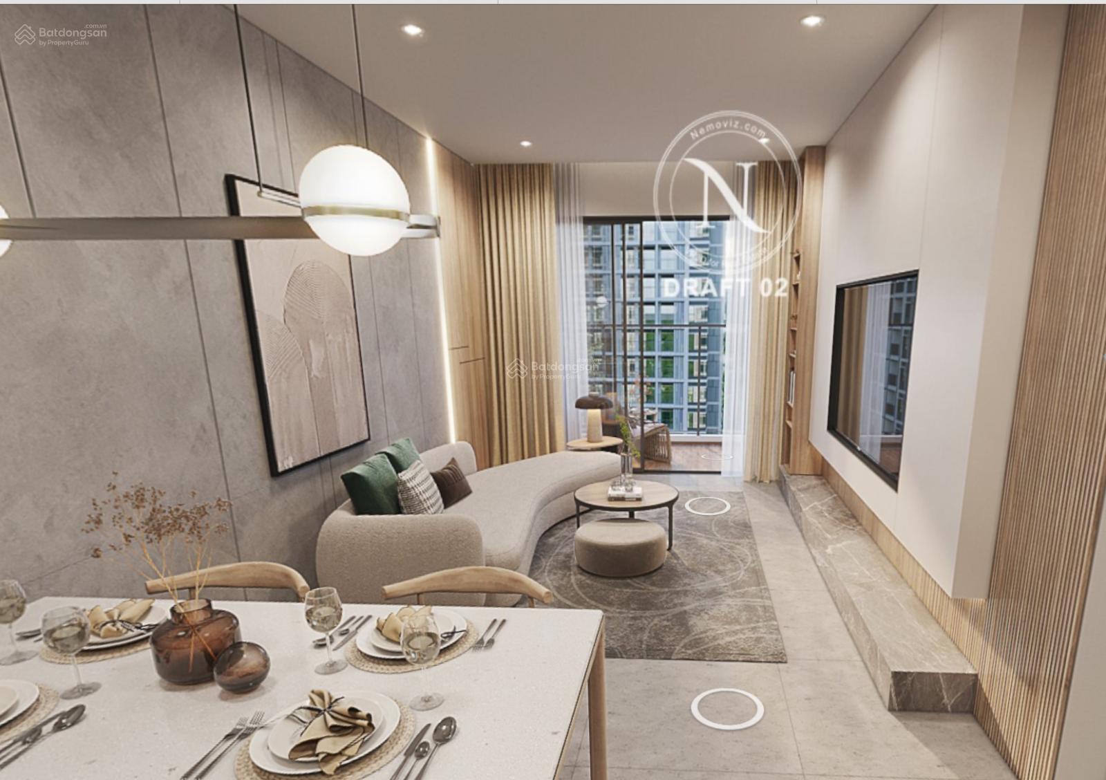 Căn hộ Elysian 52,64m2 Block D view hồ bơi, giá 3tỷ850 (102%), tầng đẹp, thanh toán 30% nhận nhà