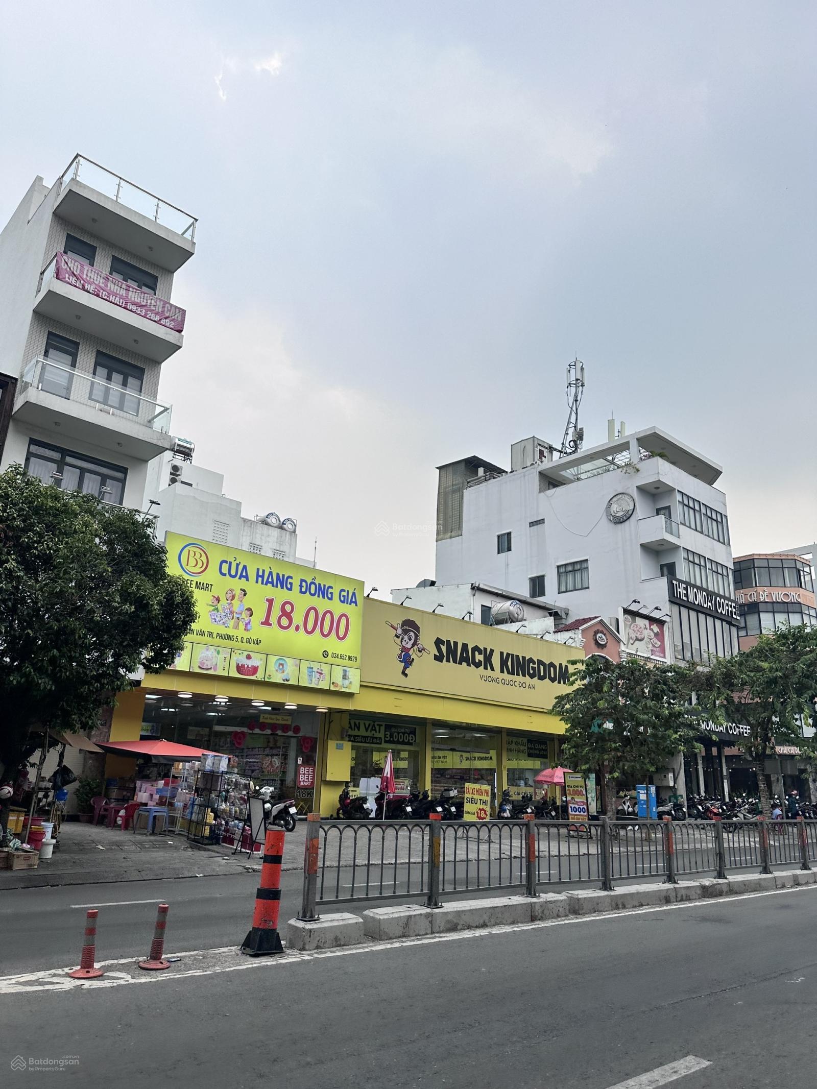 Siêu rẻ! Mặt tiền Phan Văn Trị, P5 ngay Emart DT 4.5x19m DCT 30tr/th chỉ 16.5 tỷ TL Siêu rẻ! Mặt tiền Phan Văn Trị, P5 ngay Emart DT 4.5x19m DCT 30tr/th chỉ 16.5 tỷ TL