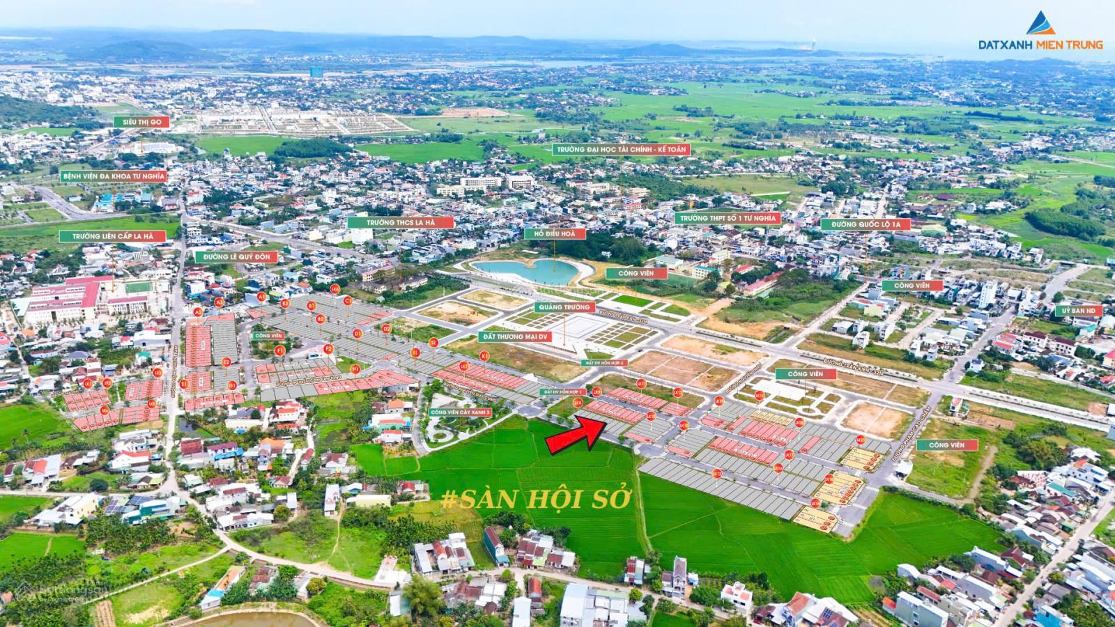 Suất đầu tư! Đất nền mặt tiền dự án An Điền Phát (sẵn sổ đỏ chỉ từ 13tr/m2) trung tâm TP Quảng Ngãi