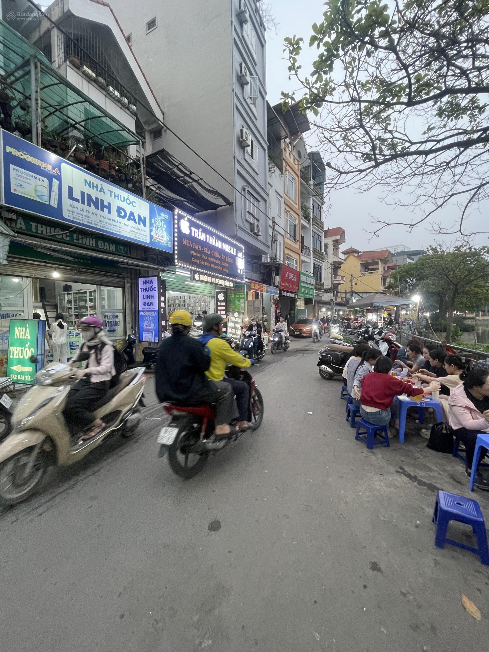 Mặt phố ô tô tránh 60m2/5T kinh doanh ngày đêm có 22,6 tỷ Đại Từ Hoàng Mai
