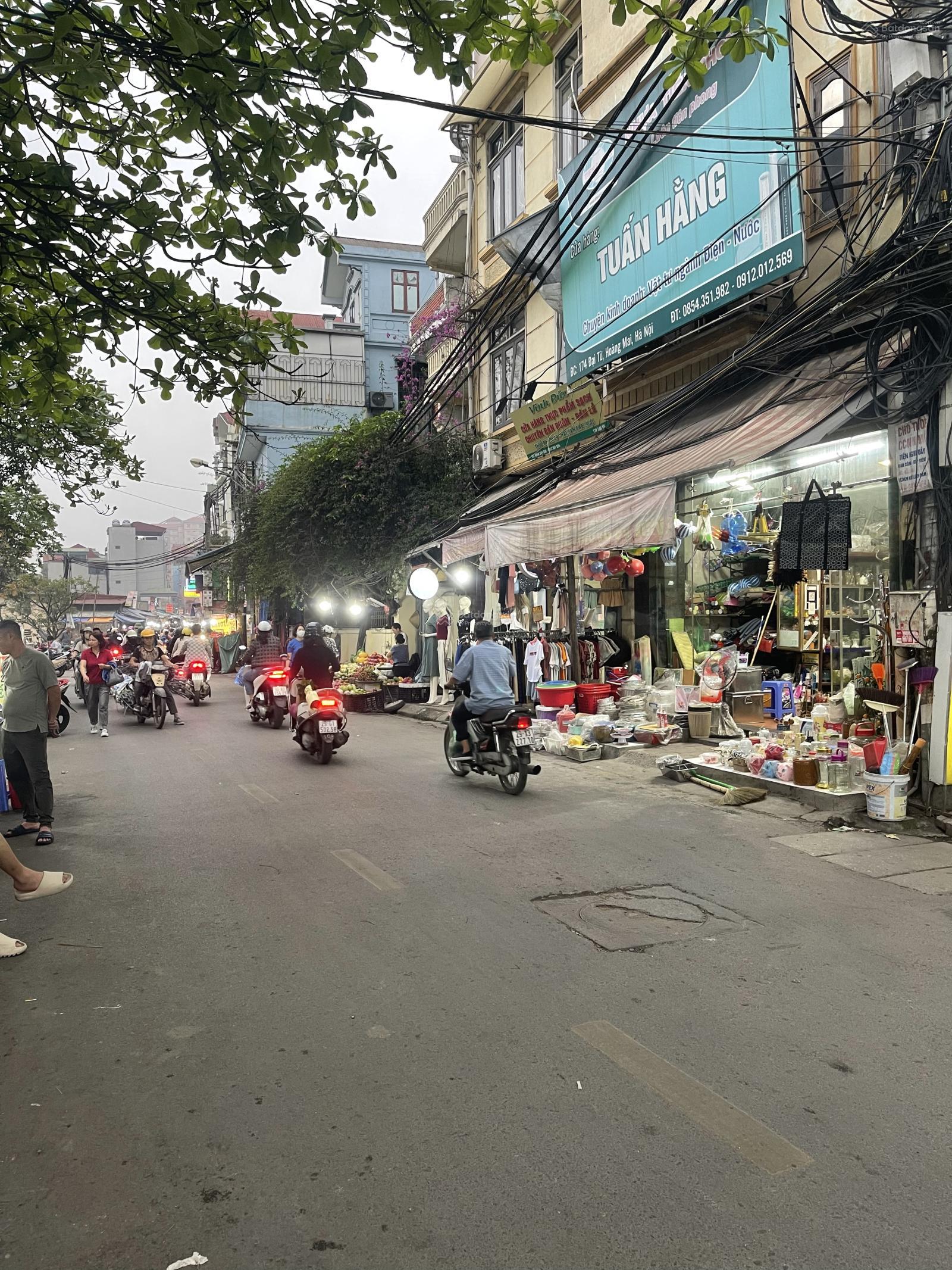 Mặt phố ô tô tránh 60m2/5T kinh doanh ngày đêm có 22,6 tỷ Đại Từ Hoàng Mai