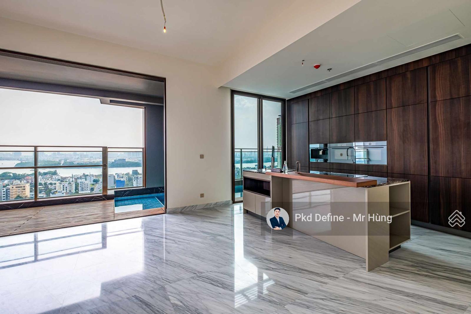 Căn hộ hạng sang DEFINE - 4PN 325m2 - có hồ bơi riêng, view sông Sài Gòn - Tin thật 100% - Giá rẻ
