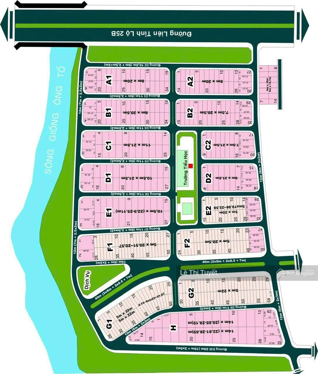 Bán đất khu DC Thế Kỉ 21 Thạnh Mỹ Lợi, ngay đường 52 thông thẳng Sông Sài Gòn, 5x20.5m hướng ĐB