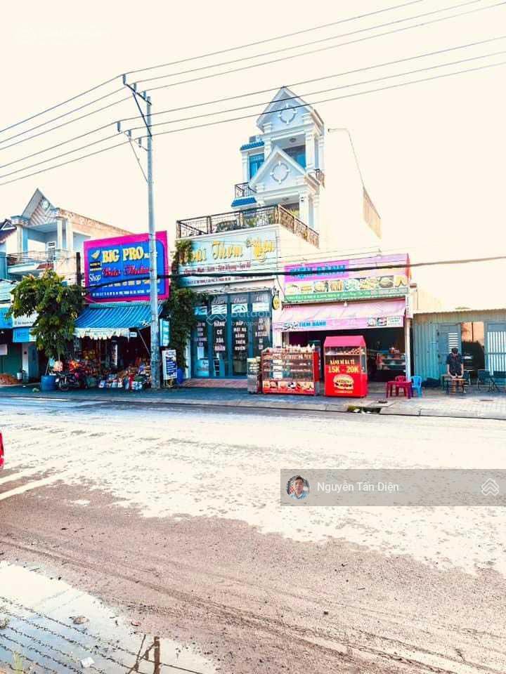 Nhà 1 trệt 2 lầu 1 lửng mặt tiền Lê Thị Trung An Phú TP Thuận An Bình Dương