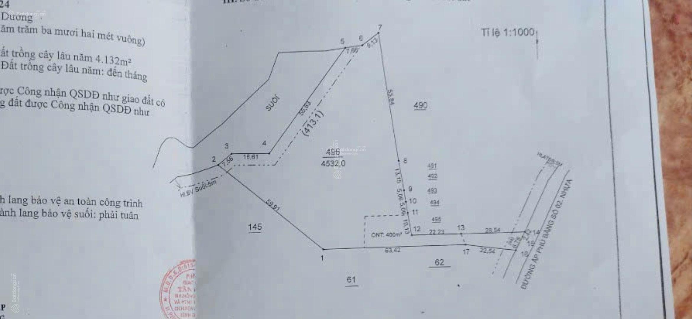 Bán gấp vườn sầu riêng ngay DH507, đúng giá 990tr - SHR Bán gấp vườn sầu riêng ngay DH507, đúng giá 990tr - SHR