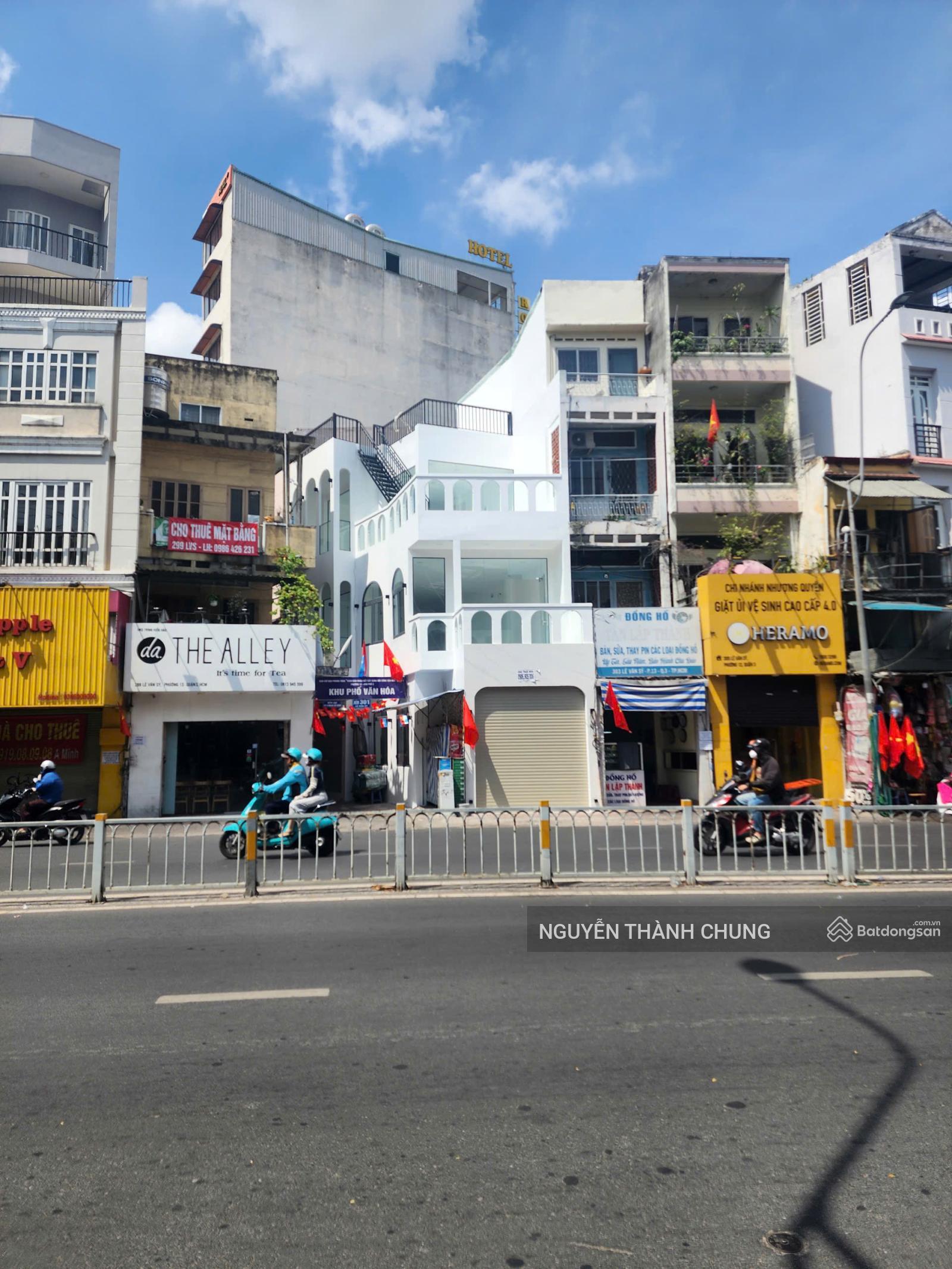 Bán nhà góc 2 mặt tiền Lê Văn Sỹ Q.3, nở hậu có HĐ thuê 60tr/th, giá chỉ 19 tỷ
