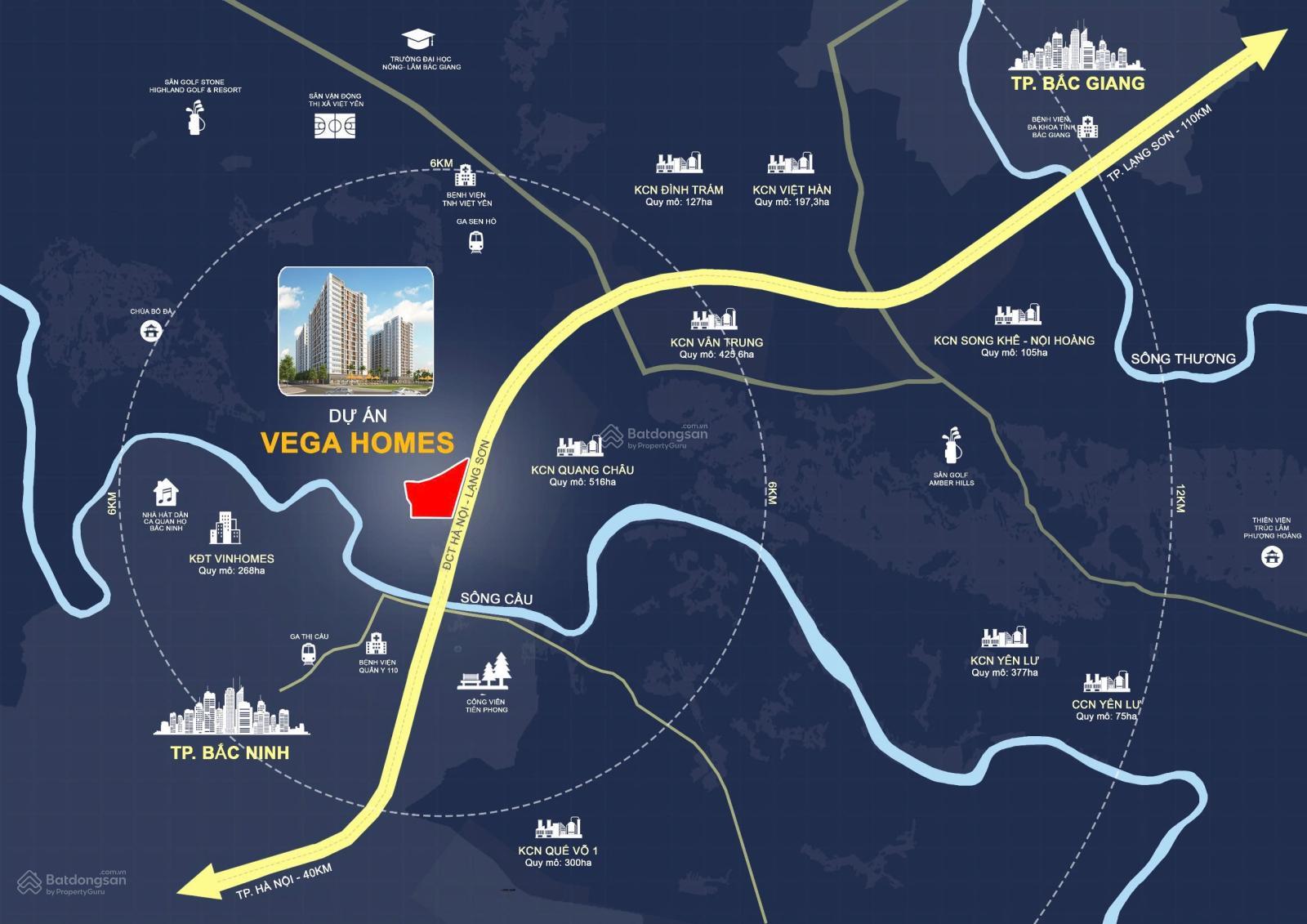 Mở bán chung cư Vegahome Việt Yên Bắc Giang từ chủ đầu tư