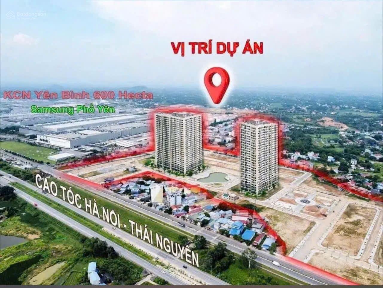 QUỸ CĂN ngoại giao Tầng 6-12 View hồ - GIÁ 1,3 tỷ - Sát cạnh KCN 1.000ha lớn nhất Miền Bắc