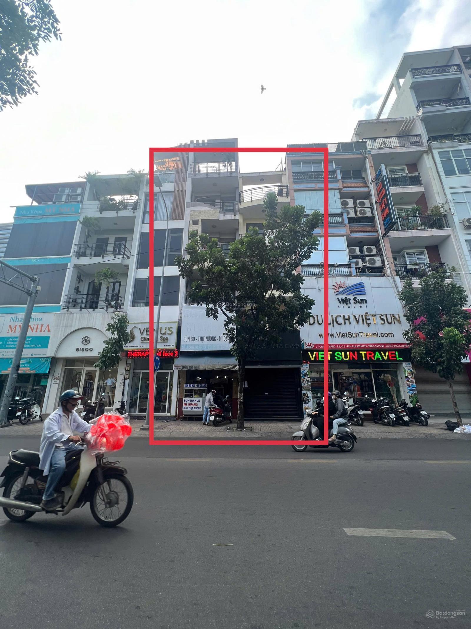 Cho thuê nhà mặt tiền đường Lý Chính Thắng, Quận 3