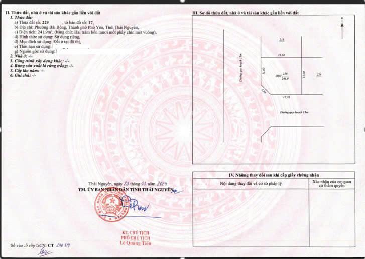 Chính chủ 3 suất ngoại giao đất nền dự án tại Phổ Yên Homie City giá chỉ từ 19 triệu/m²
