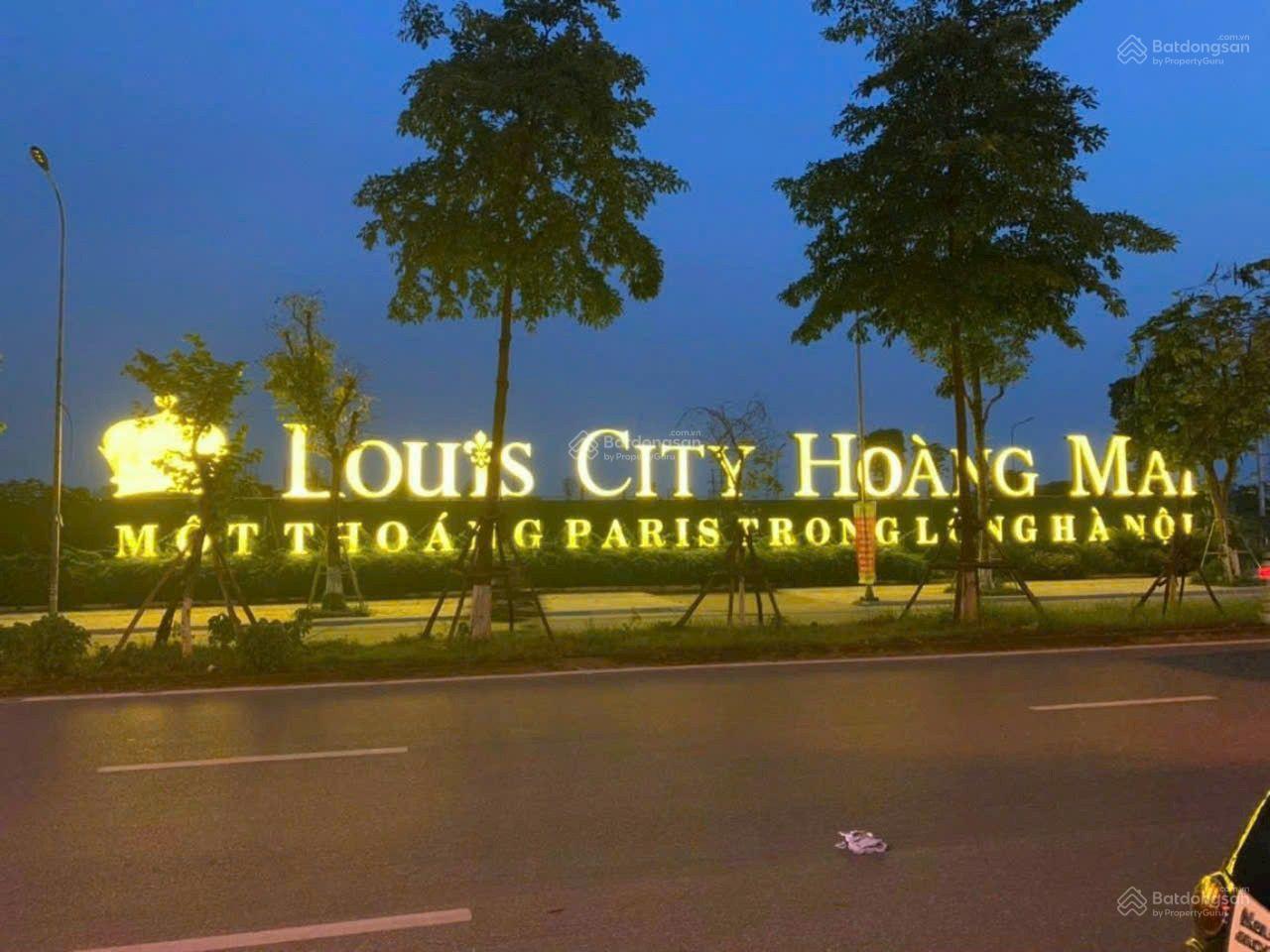Chỉ 317tr/m2 sở hữu nhà liền kề dự án VIP Louis City Hoàng Mai, căn góc 115m2