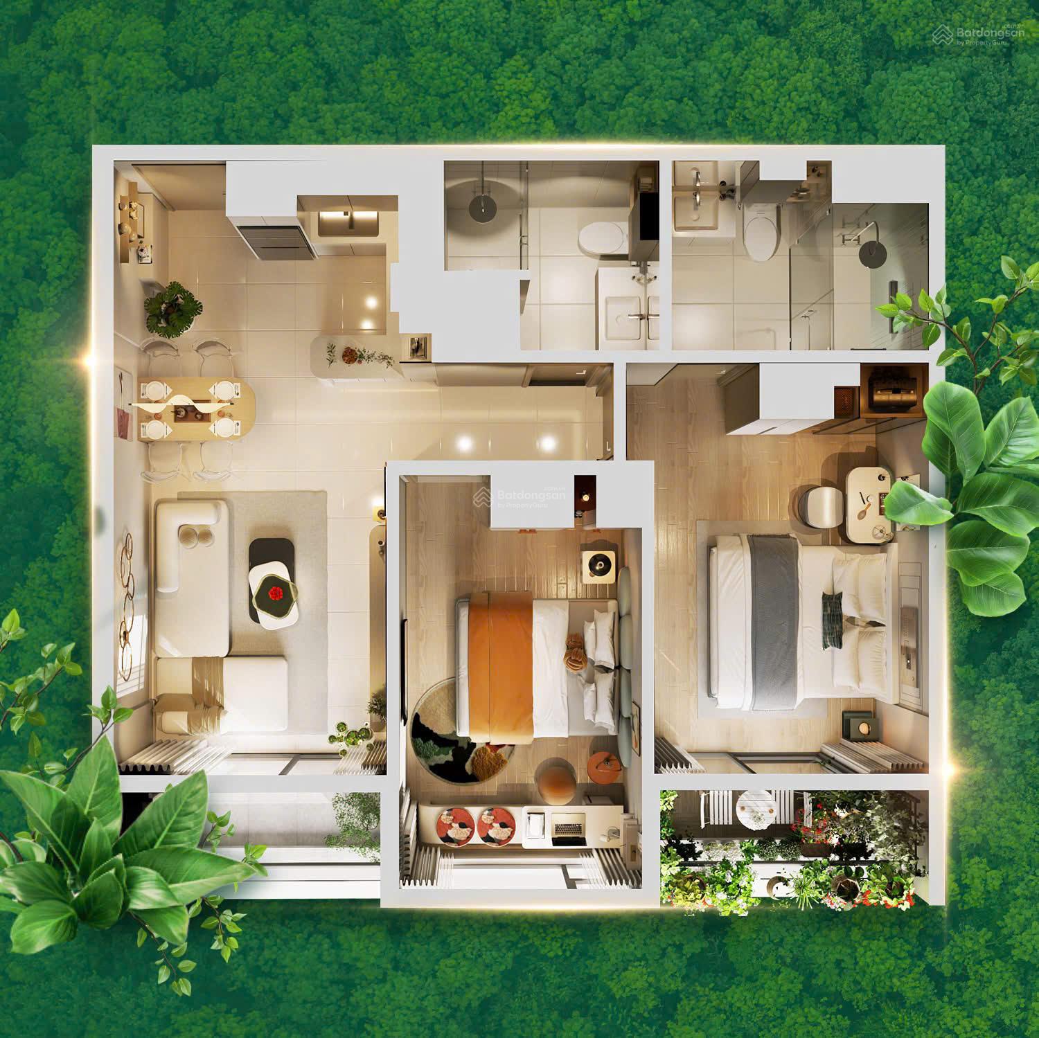 Bán căn hộ 2PN, 2WC tại Charm City - The Infinity 39 triệu/m2, 75m2, Dĩ An, Bình Dương