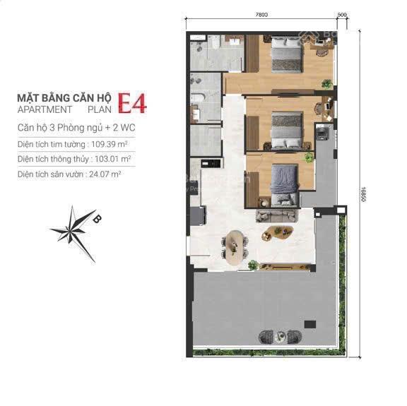 Căn hộ sân vườn Thủ Đức - 46tr/m2 - chính thức nhận booking - GD1 - mua trực tiếp từ CĐT
