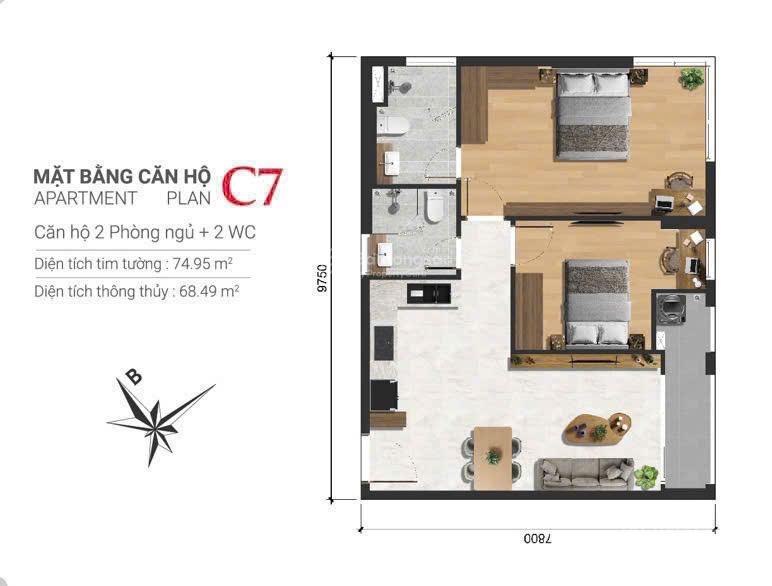 Căn hộ sân vườn Thủ Đức - 46tr/m2 - chính thức nhận booking - GD1 - mua trực tiếp từ CĐT