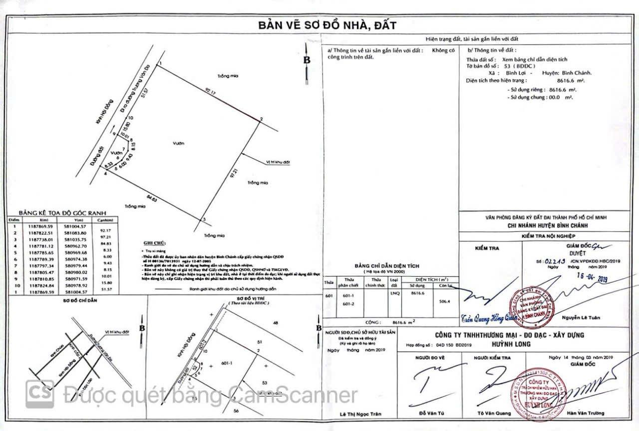Bán rẻ quá 8616m2 có 17.5 tỷ gần Vành Đai 3