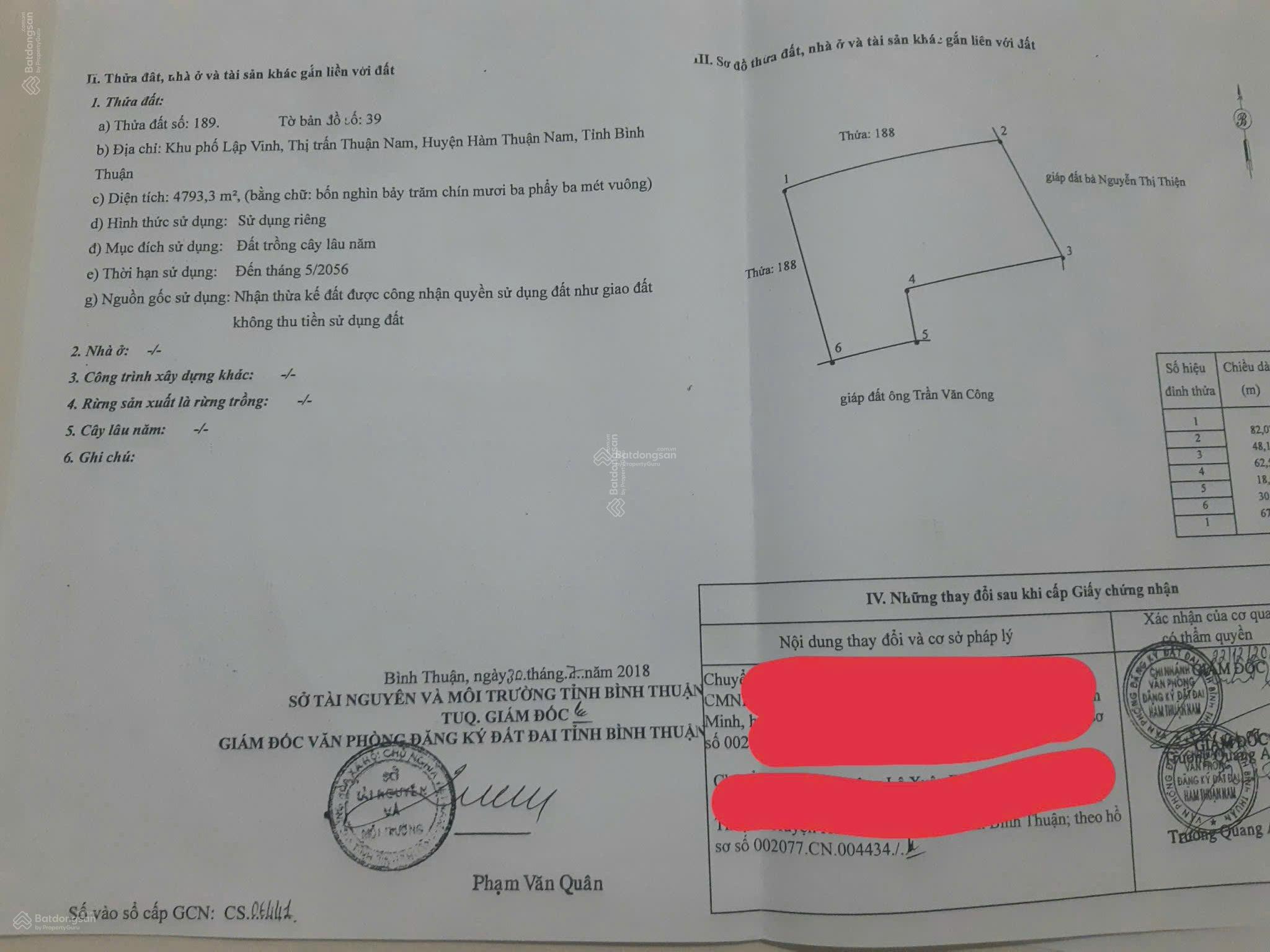 Chính chủ bán đất nằm trong thị Trấn Thuận Nam hơn 1,4ha giá 3 tỷ cho ai nắm bắt cơ hội 0937 024 ***